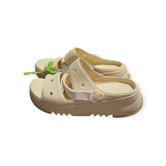 CROCS Women's Cream Sandals - Picture 3 of 5